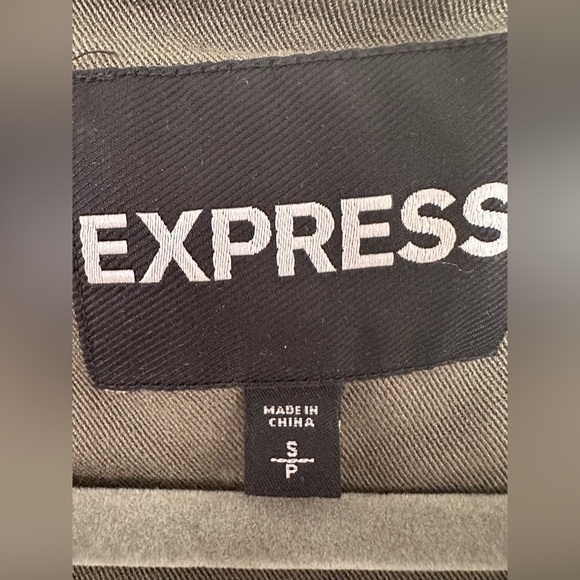 Express Women's Olive Jacket - Picture 3 of 6